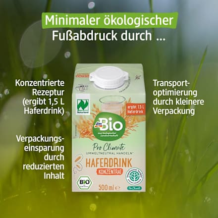 Concentrato per bevanda all'avena bio Pro Climate  dmBio