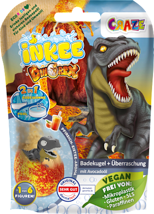 Kinder Badezusatz Badebombe Surprise Dino CRAZE