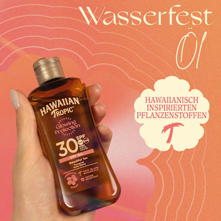 Sonnenöl glowing protection LSF 30, Reisegröße Hawaiian Tropic