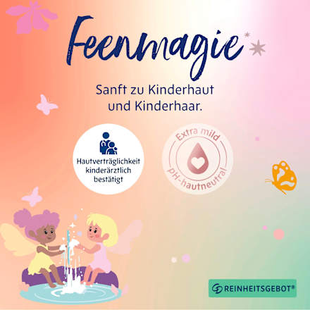 Kinder Duschgel, Shampoo & Spülung 3in1 Mädchen, Feenmagie  CD