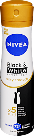 Deo spray Black & White Invisible Silky Smooth NIVEA