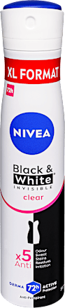 Deo spray Black & White Invisible Clear NIVEA