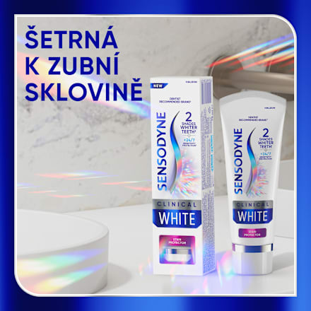 zubní pasta Clinical White Stain Protector Sensodyne