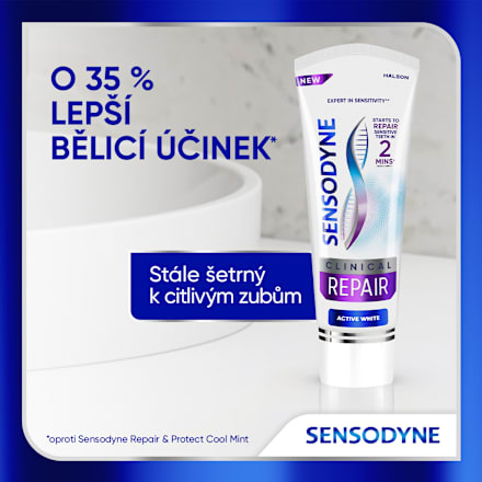 zubní pasta Clinical Repair Active White Sensodyne