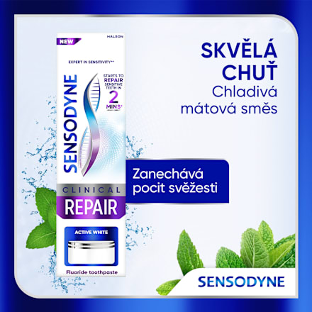 zubní pasta Clinical Repair Active White Sensodyne