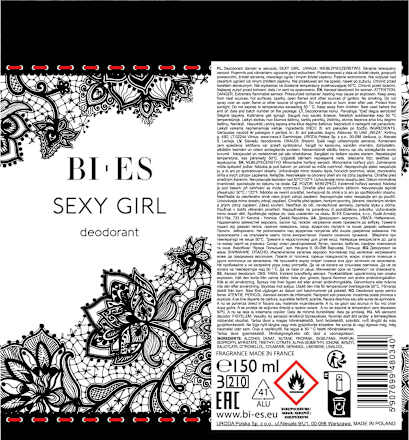 Dezodorant w sprayu Sexy Girl BI-ES