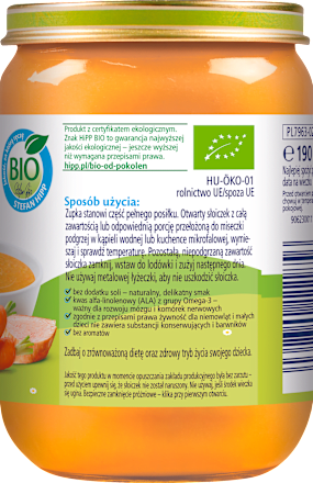 Zupka warzywna z indykiem BIO HiPP