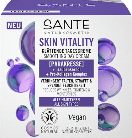 Tagescreme glättend Skin Vitality SANTE NATURKOSMETIK