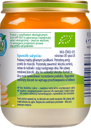 Mango i banany z jogurtem BIO HiPP