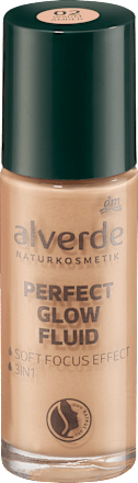 Folyékony highlighter Perfect Glow Fluid, 02 Warm Amber alverde NATURKOSMETIK