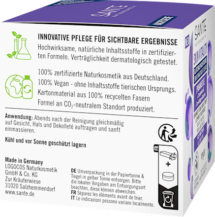 Nachtcreme Vitality Santé naturally.