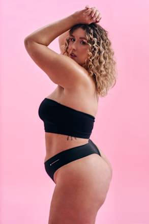 Periodenunterwäsche Seamless Tanga Schwarz, Gr. 40 The Female Company