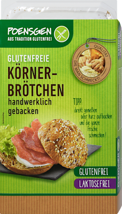 Brötchen mit Körner glutenfrei (2 Stück) POENSGEN