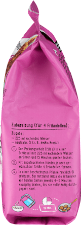 Trockenmischung vegane BBQ Frikadellen dmBio