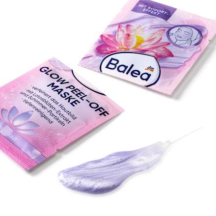 Gesichtsmaske Peel-Off Glow (2 x 8 ml) Balea