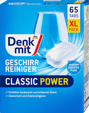 Tablety do umývačky riadu Classic Power Denkmit