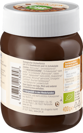 Schokoaufstrich Nuss-Nougat dmBio