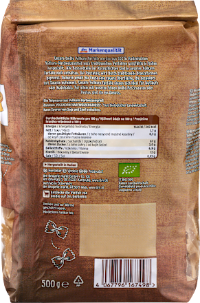 Farfalle di grano duro integrale bio dmBio