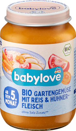 Bio kašica z rižem in kokošjo, od dopolnjenega 5. meseca babylove