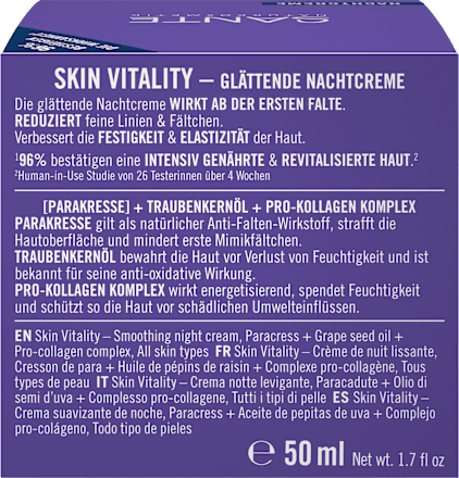 Nachtcreme Skin Vitality SANTE NATURKOSMETIK
