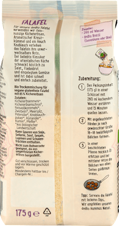 Falafel, glutenfrei dmBio