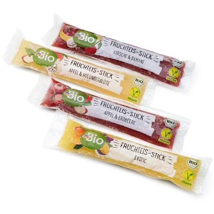 Fruchteis-Sticks dmBio
