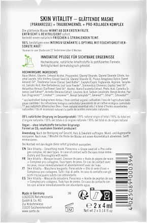 Gesichtsmaske Skin Vitality Parakresse (2x4ml) Santé