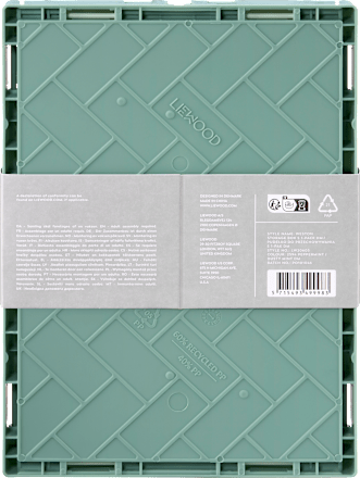 Aufbewahrungsbox klein, dusty mint/peppermint (9,5x25x18 cm)  LIEWOOD