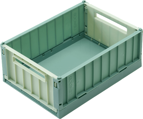 Aufbewahrungsbox klein, dusty mint/peppermint (9,5x25x18 cm)  LIEWOOD