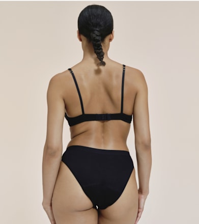 Menštruačné nohavičky Brief - čierne, silná absorpcia, veľ. XS snuggs