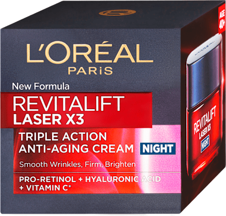 Éjszakai arckrém Revitalift laser x3  L'ORÉAL PARiS REVITALIFT
