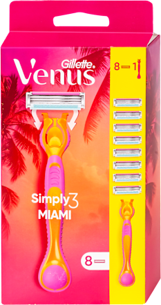 Simply3 MIAMI ženski brijač sa 8 dopuna  Gillette Venus