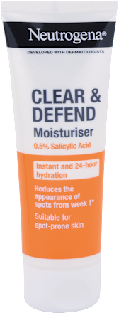 Hydratačný pleťový krém Clear & Defend s kyselinou salicylovou Neutrogena