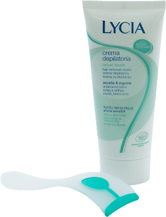Velvet touch krema za depilaciju pazuha i bikini zone. LYCIA