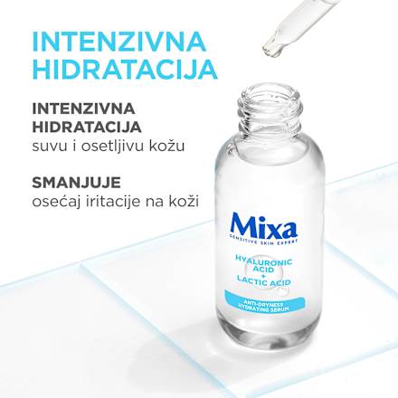 HYALURONIC ACID + LACTIC ACID hidratantni serum za lice Mixa