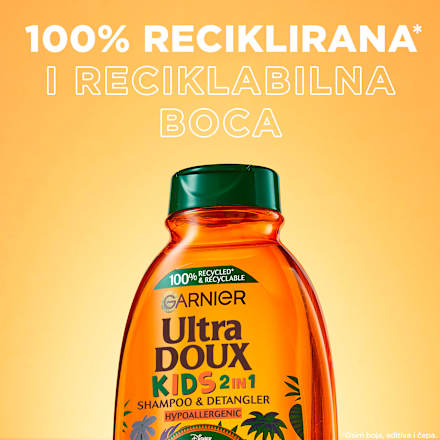 KIDS 2u1 kajsija dečiji šampon i balzam za kosu - Disney THE LION KING GARNIER BOTANIC THERAPY