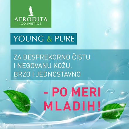 YOUNG & PURE pena za čišćenje lica AFRODITA