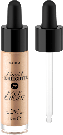 FACE & BODY Pearl Glow Drops tečni hajlajter za lice i telo AURA