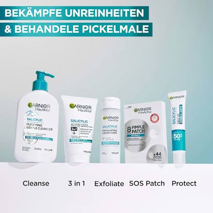 Anti Pickel Reinigungscreme Hautklar 3in1 Tonerde Garnier Skin Active