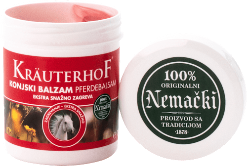 Konjski balzam - extra jak, sa efektom zagrevanja, putna ambalaža KRÄUTERHOF