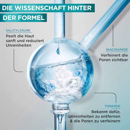 Anti Pickel Reinigungscreme Hautklar 3in1 Tonerde Garnier Skin Active