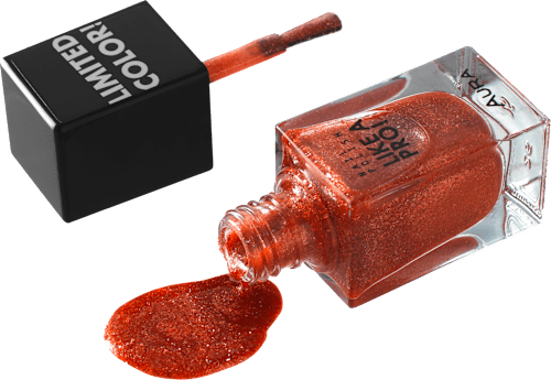 LIKE A PRO! lak za nokte – 154 Cinnamon Sparkle AURA