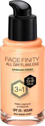 FACE FINITY ALL DAY FLAWLESS 3IN1 tečni puder - W44 Warm Ivory, SPF20 MAX FACTOR