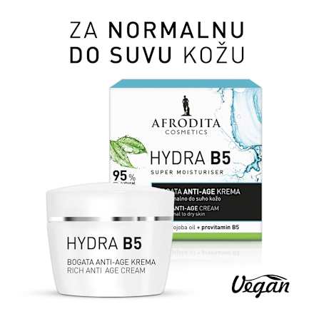 HYDRA B5 bogata anti-age krema za lice AFRODITA