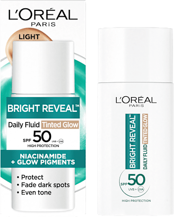 BRIGHT REVEAL Tonirani UV FLUID LIGH SPF 50+ - BRONZE L'ORÉAL PARiS