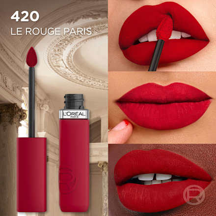 Infallible Matte Resistance karmin za usne – 420 Le Rouge Paris L'ORÉAL PARiS