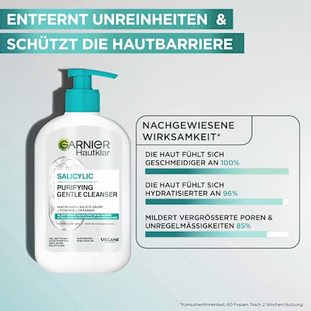 Reinigungsschaum Hautklar Hydrating Deep Cleanser Garnier Skin Active
