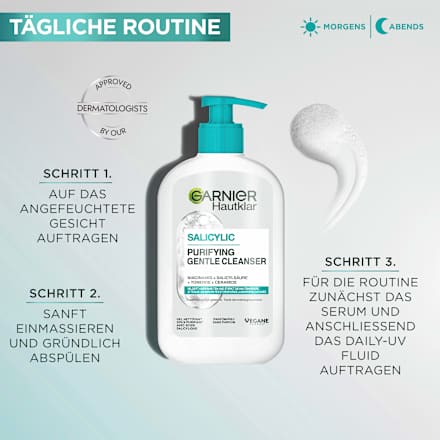 Reinigungsschaum Hautklar Hydrating Deep Cleanser Garnier Skin Active