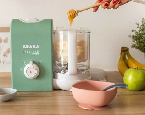 BABYCOOK EXPRESS aparat za pripremu hrane - zeleni, od 4+ meseci BÉABA