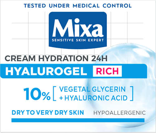 HYALUROGEL RICH dnevna krema za lice Mixa